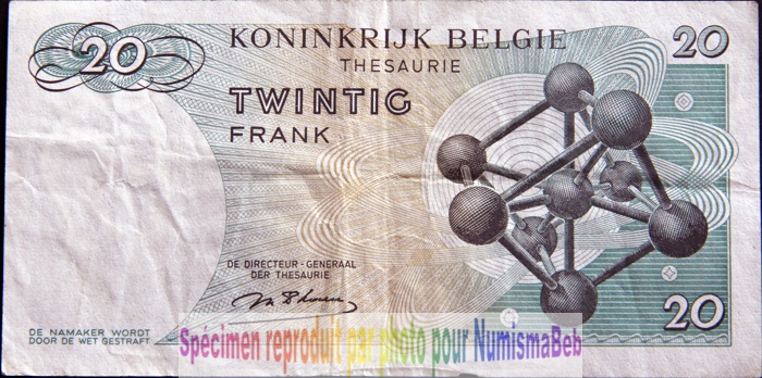 20 Francs Belgique